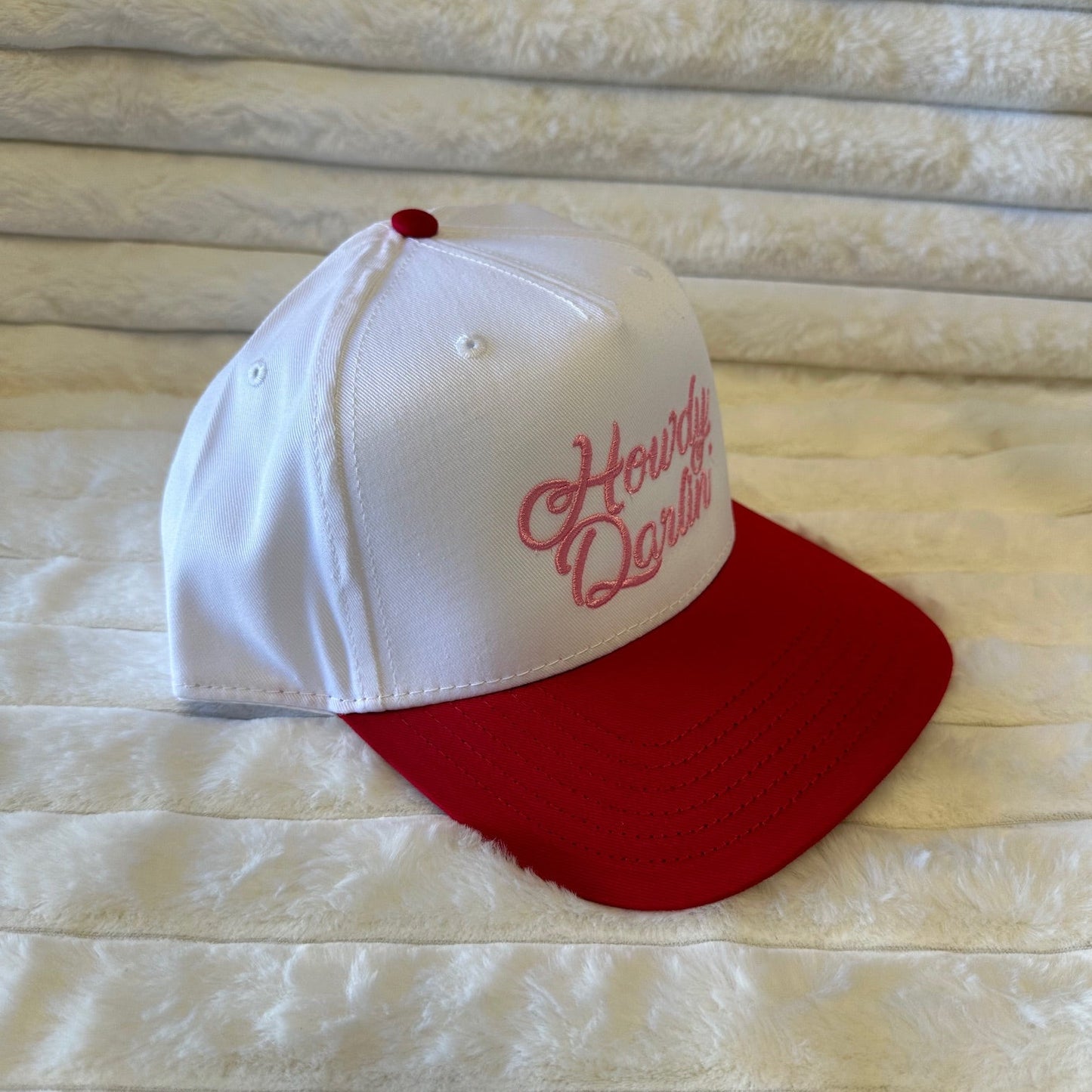 HOWDY DARLIN' cute embroidery trucker hat