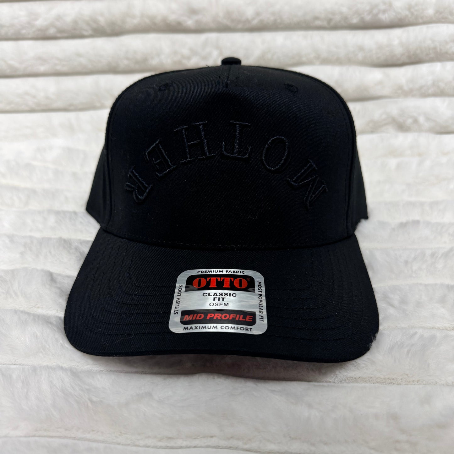 MOTHER Upside Down 3D embroidery Trucker hat