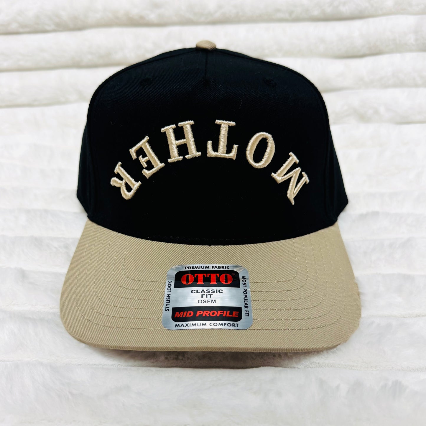 MOTHER Upside Down 3D embroidery Trucker hat