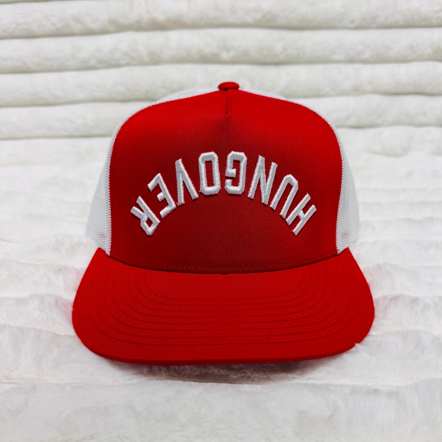 HUNGOVER upside down 3D embroidered trucker hat