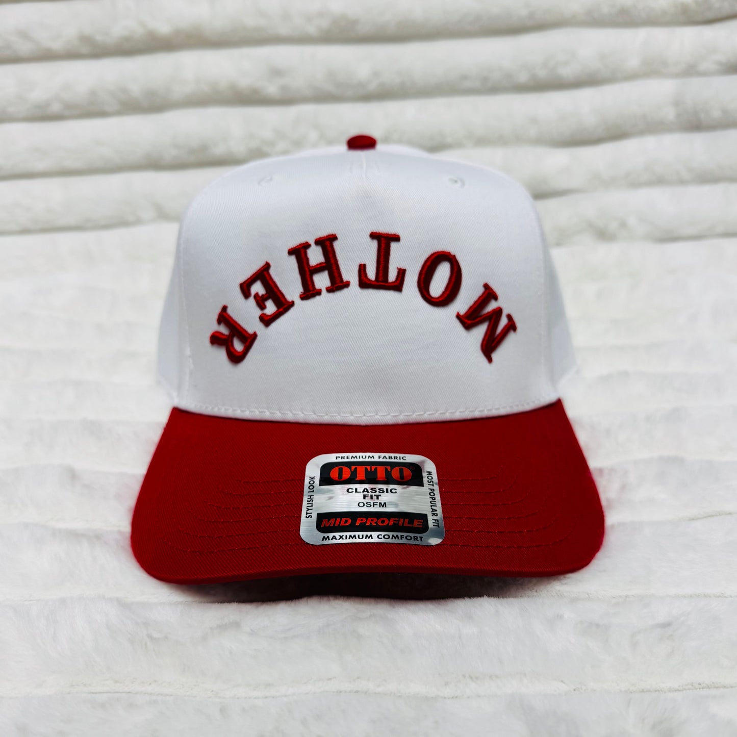 MOTHER Upside Down 3D embroidery Trucker hat