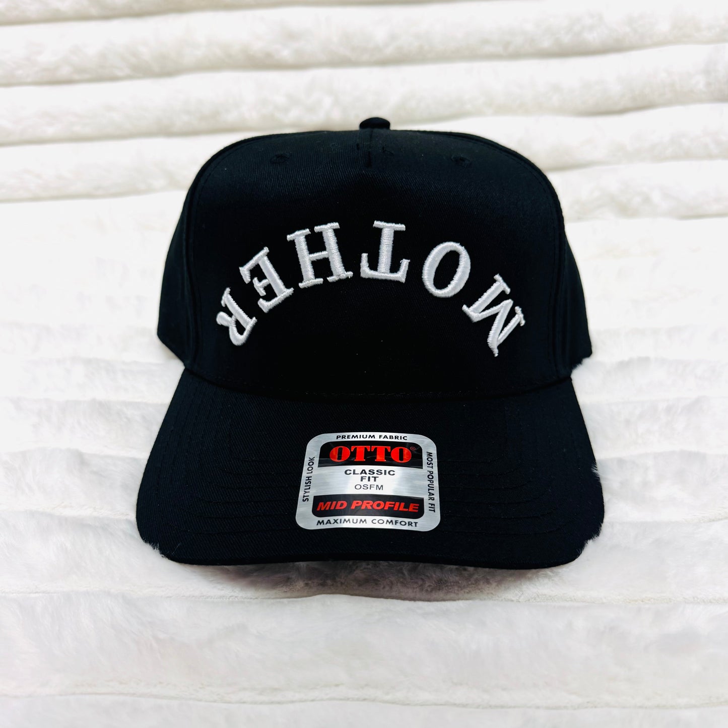 MOTHER Upside Down 3D embroidery Trucker hat